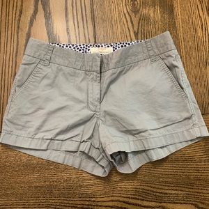 JCrew Grey Chino Shorts